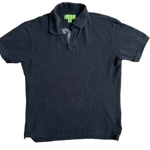 BRISTOL AND BULL BLACK SHORT SLEEVE POLO‎ SIZE MEDIUM